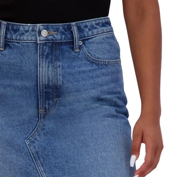 Lucky Brand Women's Midi Denim Skirt nwt - Picture 7 of 9
